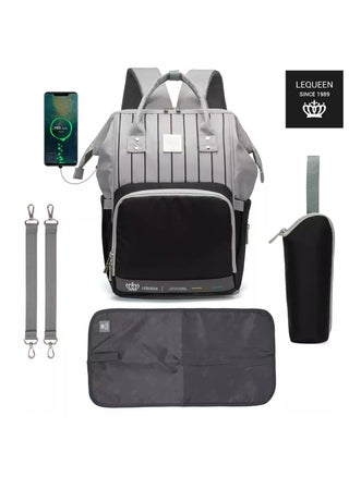 Lequeen Diamond 7TH Edition Soft Waterproof Original mommy bag - pzsku/Z47E6E9146B4DDCECF317Z/45/_/1728727975/a553cf1e-f5ee-4a49-b19b-25d68f73a716