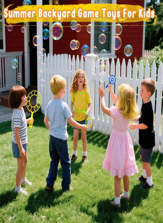 iShyan Bubble Wand Set 26 PCS Large Bubble Wands with Tray,Giant Bubbles Maker Wand Set for Kids Summer Outdoor Birthday Party Favors - Image 5