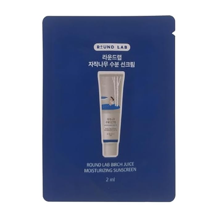 ROUND LAB Birch Juice Moisturizing Sunscreen 2ml - Image 1