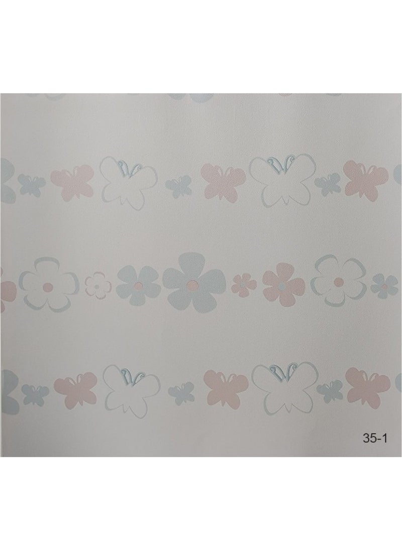 Super Decor Halley Kids 35-1 Flower and Butterfly Patterned Wallpaper - pzsku/Z47E7047F1A2ADF0D25FAZ/45/_/1741292510/dbaf942a-5238-4b8c-ac2a-6b0fd280f95d