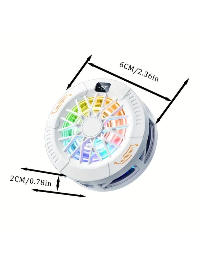 Mobile Phone Heat Sink No Digital Black Magnetic Cooling For Gaming Live - Image 2