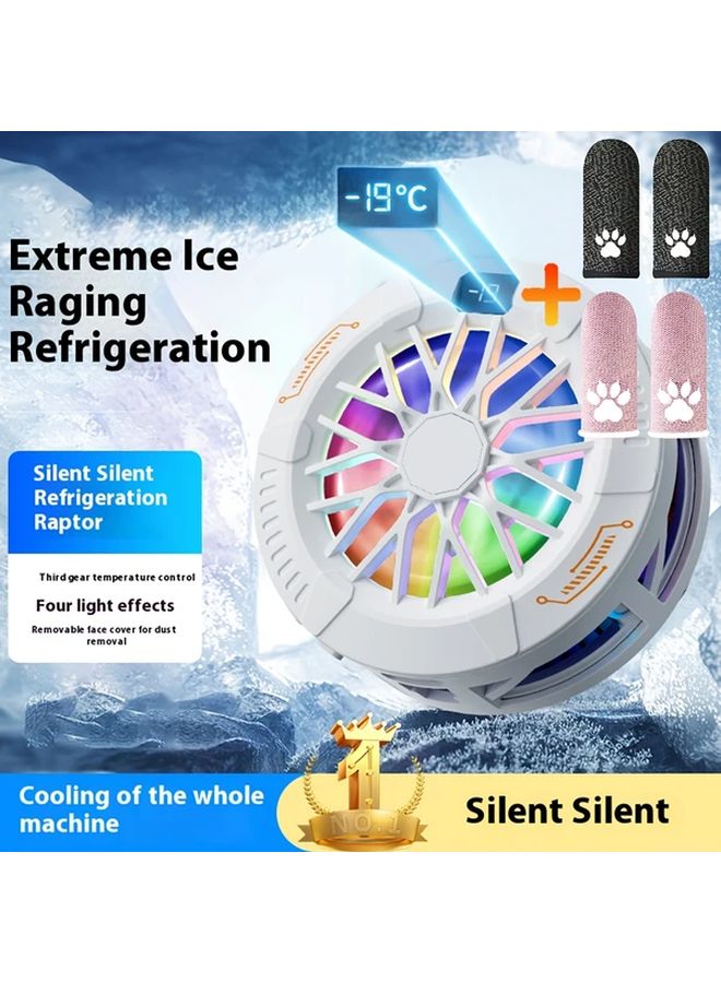 Mobile Phone Heat Sink No Digital Black Magnetic Cooling For Gaming Live - Image 1