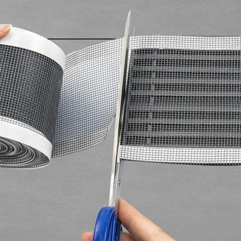 CYOFQD CYOFQD 1 Roll Drain Hair Strainer Effective Isolation Filter Hair Great Stickiness Excellent Mesh Bathtub Shower Drain Sticker Kitchen Stuffs  - Image 5