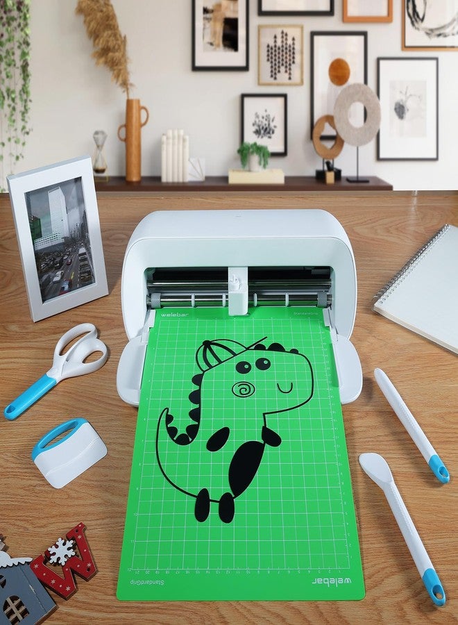 Welebar 8.5"x12" Cutting Mats Compatible with Cricut Joy Xtra, 3 Pack Standard Adhesive Non-Slip Cut Mat for Sewing Quilting Crafts - Image 4