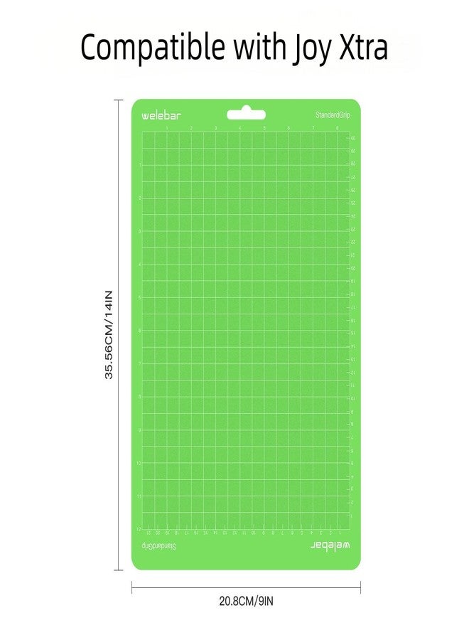 Welebar 8.5"x12" Cutting Mats Compatible with Cricut Joy Xtra, 3 Pack Standard Adhesive Non-Slip Cut Mat for Sewing Quilting Crafts - Image 2
