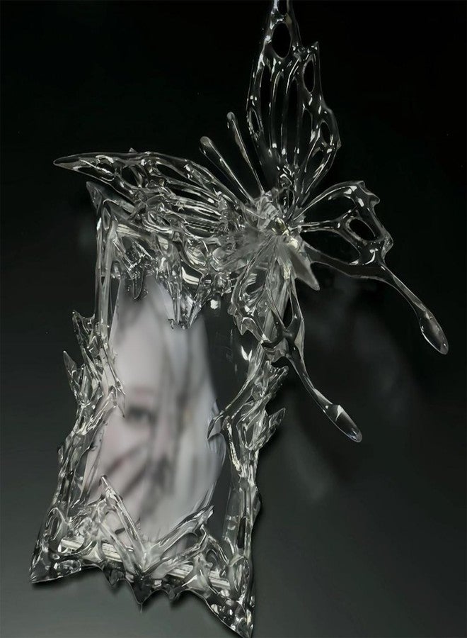 NICENEEDED Kpop Photocard Holder, Irregular ID Badge Holder Photo Display Holder, Card Holder Keychain Display Frame - Image 1