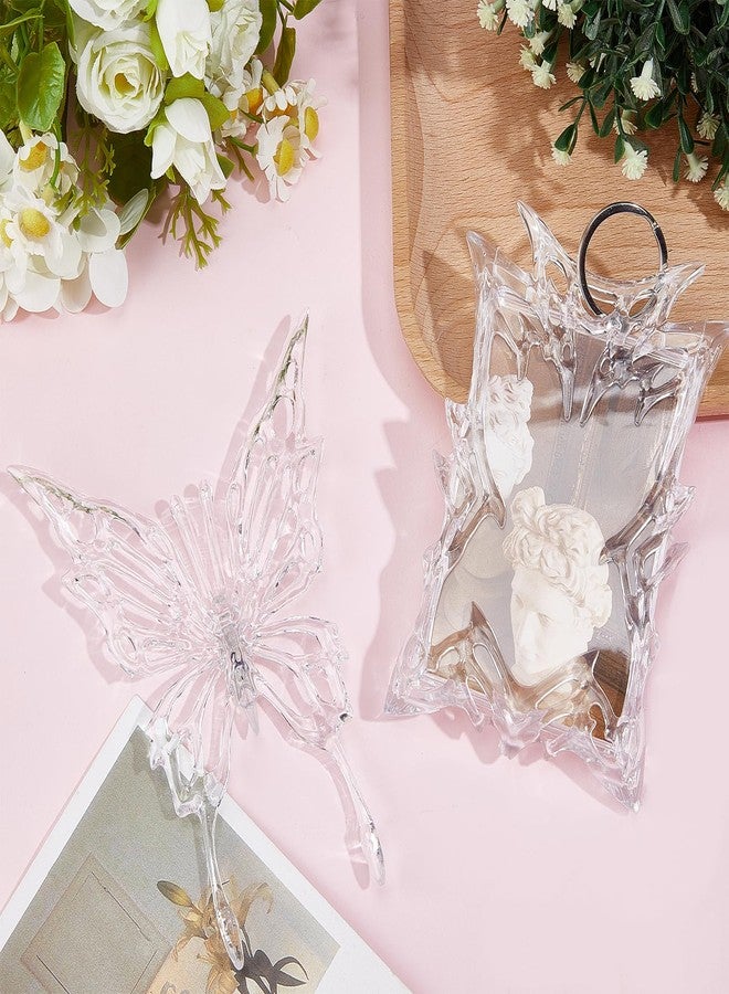 NICENEEDED Kpop Photocard Holder, Irregular ID Badge Holder Photo Display Holder, Card Holder Keychain Display Frame - Image 4