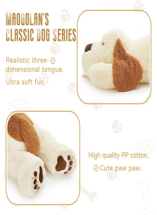 MaoGoLan Giant Stuffed Puppy Dog Big Plush Extra Large Stuffed Animals Soft Plush Dog Pillow for Girls Kids 31 inch - Image 4