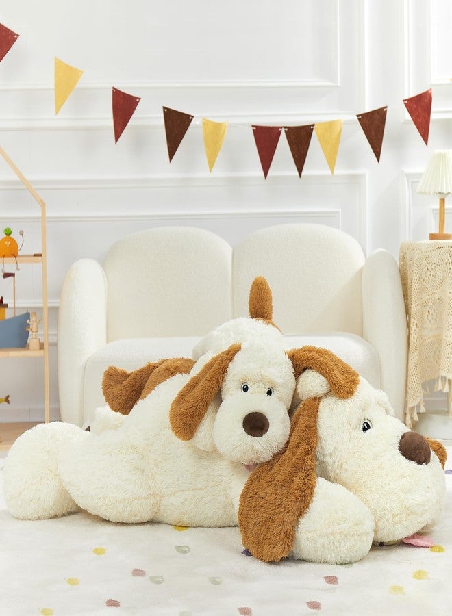 MaoGoLan Giant Stuffed Puppy Dog Big Plush Extra Large Stuffed Animals Soft Plush Dog Pillow for Girls Kids 31 inch - Image 2