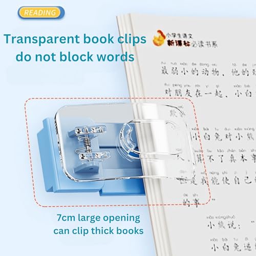 SOLDTRUE Adjustable Book Stand for Kids & Adults | Ergonomic Reading Holder with Height & Angle Adjustment, Extendable Width (29-46cm), Hands-Free Bookstand for Study, Reading, and Office (Pink) - Image 5