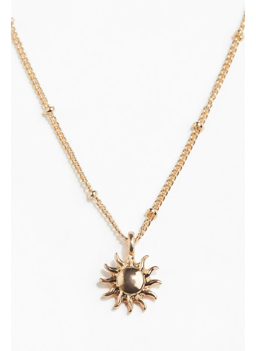 H&M Sun-Pendant Necklace
