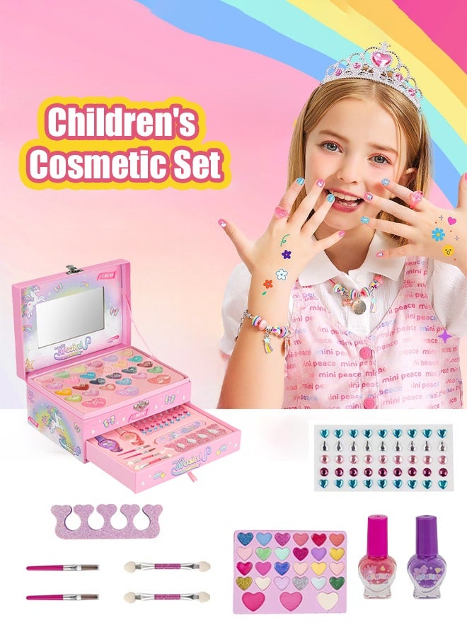Children's makeup toy set，Million Girls' Dream" Washable Children's Makeup Kit  - Image 1