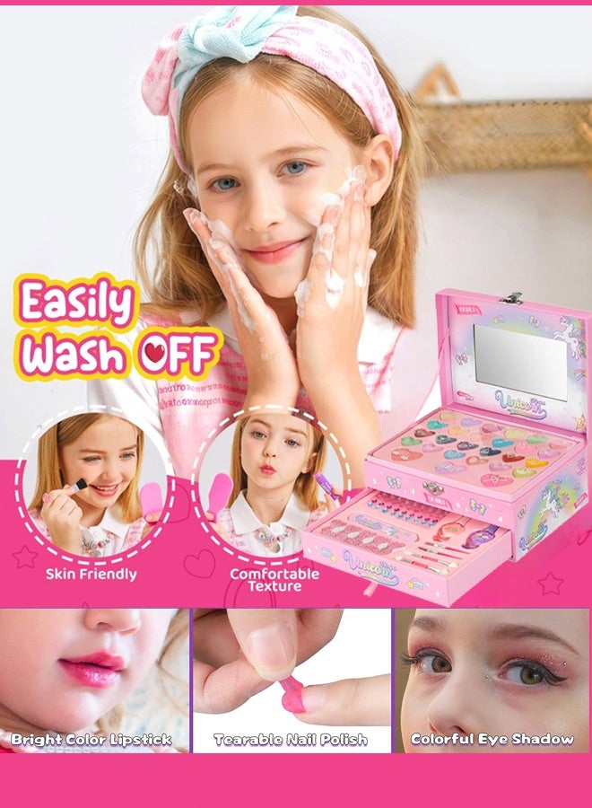 Children's makeup toy set，Million Girls' Dream" Washable Children's Makeup Kit  - Image 3