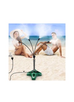 Generic Portable Standing Misting System, Cooling Kids Water Mist Play, Outdoor Garden Watering Stand, Fan Spray Mister Cooler for Tanning Pool/BBQ Party/Mist Sprayer, Effective Outdoor Cooling  - Image 4