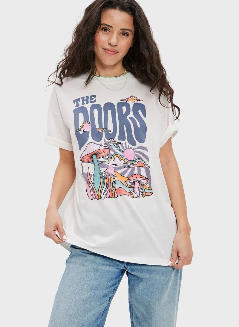 امريكان ايجل Crew Neck Graphic T-Shirt