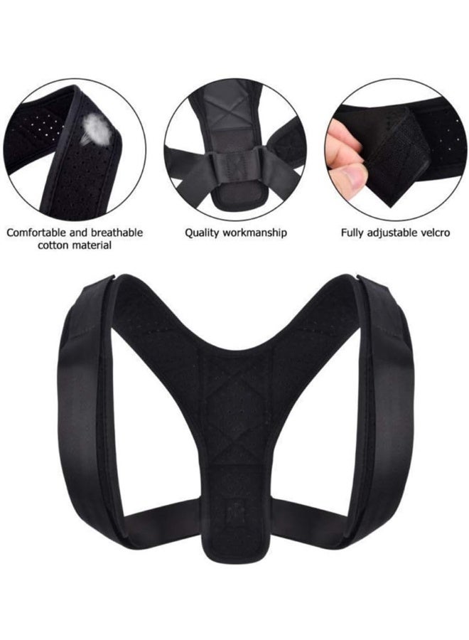 Generic YUOCEAN Posture Corrector for Women & Men, Under Clothes Adjustable Shoulder Belt for Slouching & Hunching, Upper Back Brace Posture Clavicle Strap Pain Relief  - Image 2