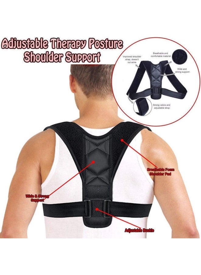Generic YUOCEAN Posture Corrector for Women & Men, Under Clothes Adjustable Shoulder Belt for Slouching & Hunching, Upper Back Brace Posture Clavicle Strap Pain Relief  - Image 5
