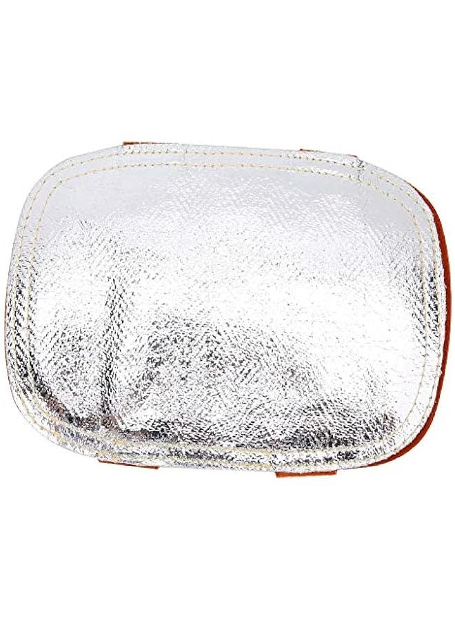 Welding Hand Pad, Reflective Aluminized Back Heat Shield, Split Cowhide Leather - Image 5