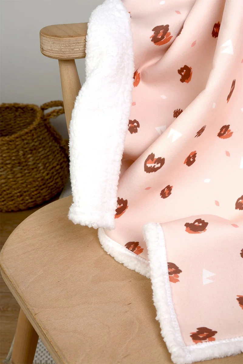 هامور Fluffy Baby Blanket Mother Baby Newborn 80x100 Cm Island Sheep Fur Blanket