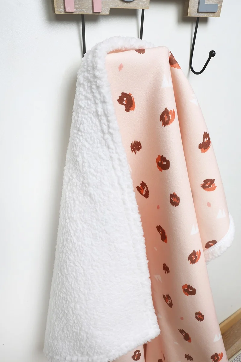 هامور Fluffy Baby Blanket Mother Baby Newborn 80x100 Cm Island Sheep Fur Blanket