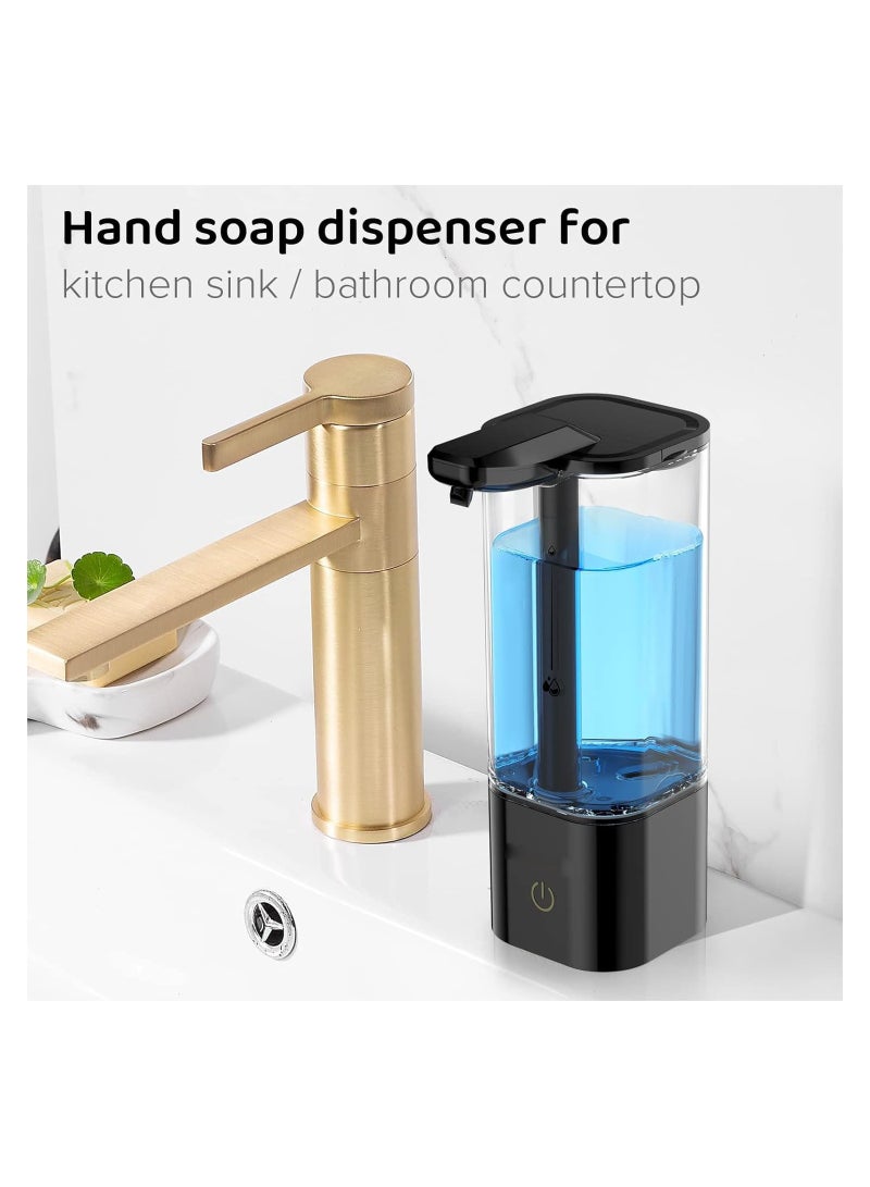 Zikra Automatic Soap Dispenser, Touchless Liquid Soap Dispenser with 25-Second Timer, 3 Gear Distance-Controlled Volume Setting Prefect for Kitchen or Bathroom, Hand Soap, Dish Soap, Shampoo, Shower Gel - Image 4