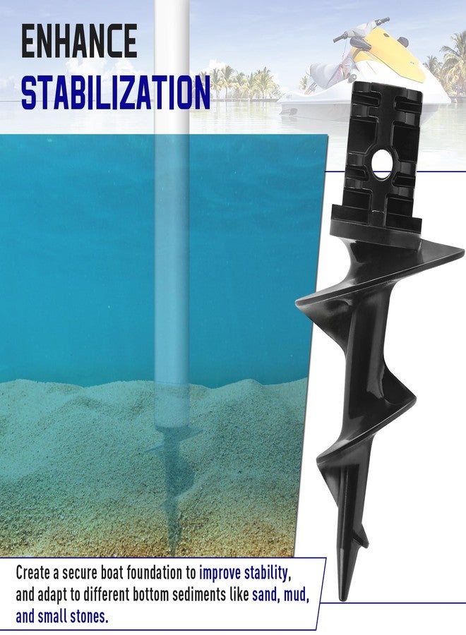 Touri 1 Pack Dock Sand Auger for Making PVC Tubing Sandbar Anchor Securing Your Boat with Ease Fits 1.5'' Schedule 40 PVC with an ID of 1.57'' - Image 2