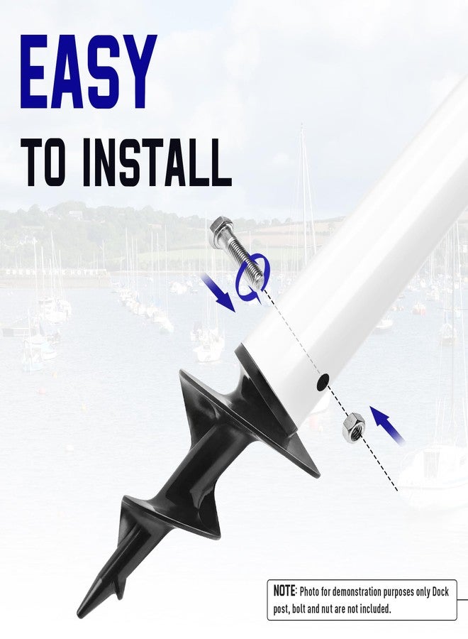 Touri 1 Pack Dock Sand Auger for Making PVC Tubing Sandbar Anchor Securing Your Boat with Ease Fits 1.5'' Schedule 40 PVC with an ID of 1.57'' - Image 4
