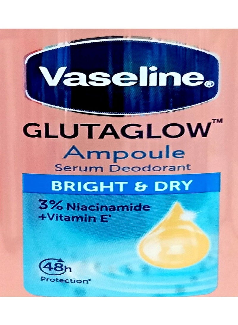 فازلين جلوتاجلو مزيل عرق سيروم برايت اند دراي أمبول 45 مل - Image 3