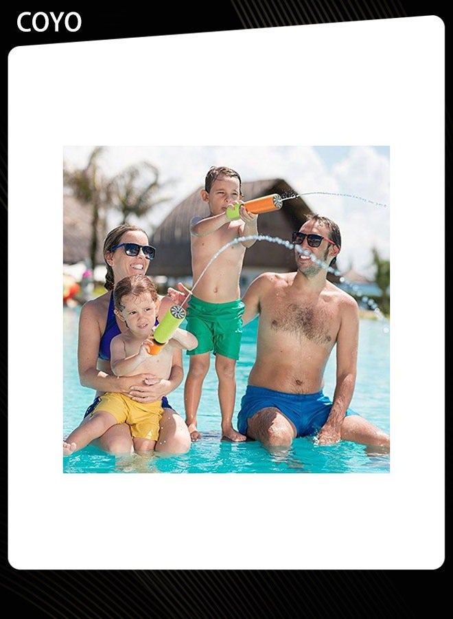 COYO 6pcs Mini EVa Water Pistol Shooter Straight Bubble Pull High Pressure Watering Toys Outdoor Beach Swimming Shooting Toy - Image 2
