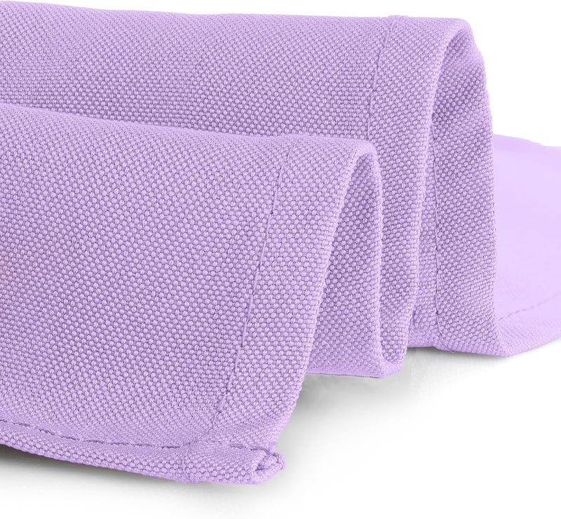 Gee Di Moda Square Tablecloth - 52 x 52 Inch Lavender Table Cloth for Small Square or Round Tables - Heavy Duty Washable Fabric - for Buffet Table, Holiday Party, Dinner, Wedding & Baby Shower - Image 3