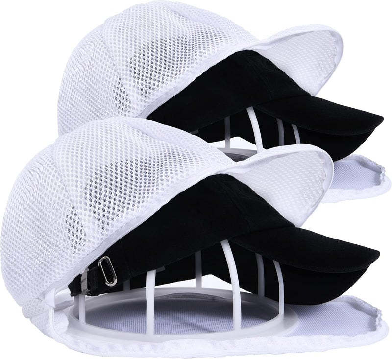 ULG Baseball Cap Hat Washer for Washing Machine, 2 Pack Cleaner Caps, Organizer/Cap Dishwasher, Rack Holder Budget friendly premium quality - Image 1