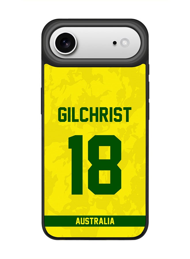 Stylizedd iPhone Air Case, [Compatible with MagSafe] Slim Magnetic cover Phone Case iPhone Air -Australia Adam Gilchrist, Jersey No 18 - Image 1