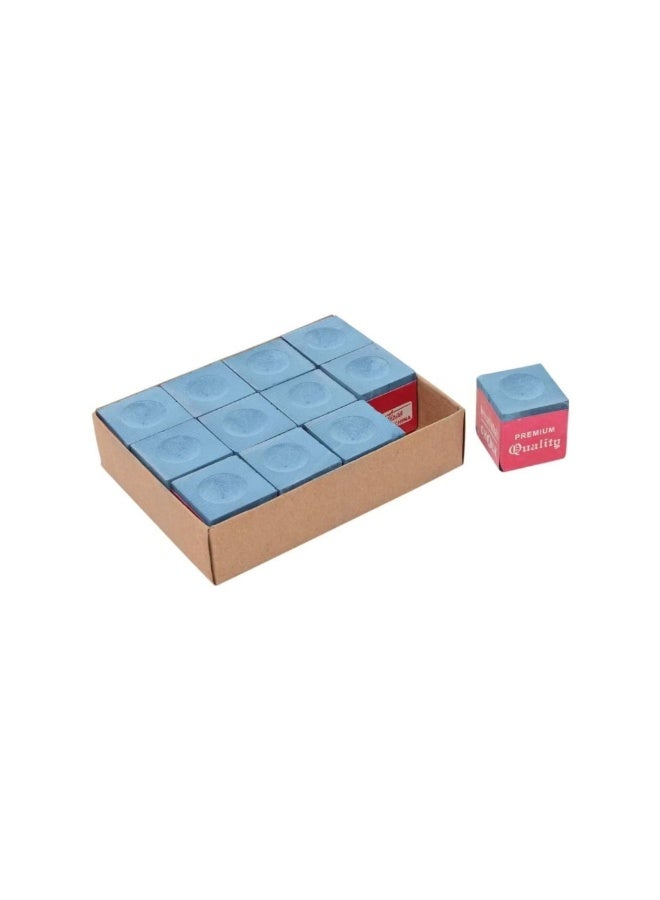 Billiard/Pool Cue Chalk Box Billiard CHALK, 12 Cubes - Image 1