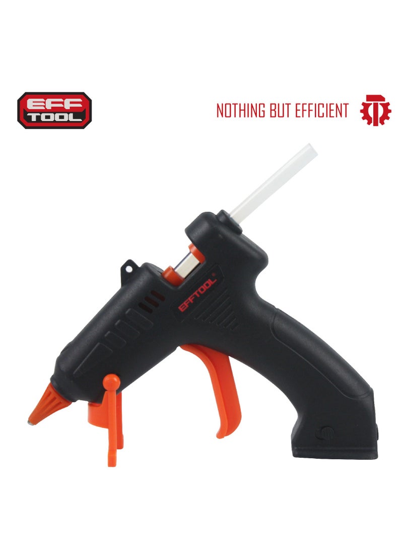 EFFTOOL Glue Gun, Includes Glue Sticks - Fast Heating Mini Glue Gun, Hot Melt Glue Gun Kit Suitable for Children Do School Heating Arts, DIY Art, Home Repair, Wood, Glass, Card, Plastic  - Image 2