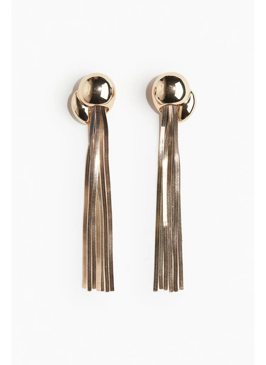 اتش اند ام Snake Chain Earrings