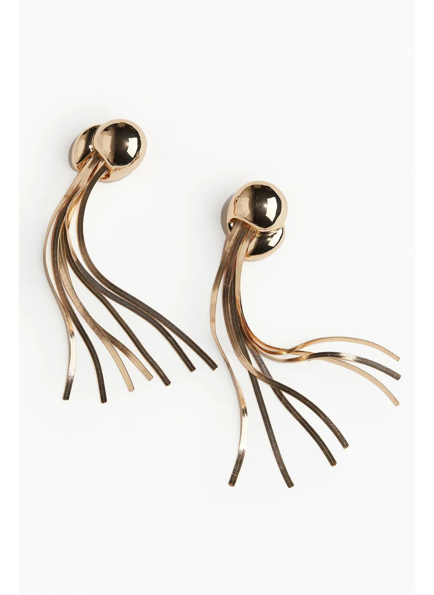 اتش اند ام Snake Chain Earrings