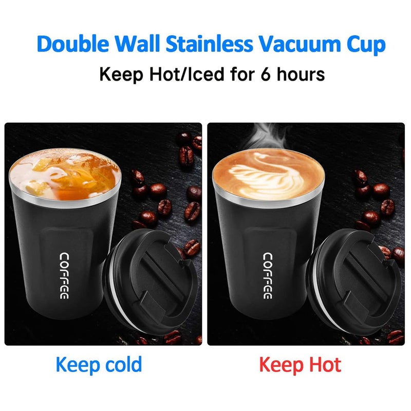 binoa Travel Coffee Mug 17 oz Insulated Tumbler Coffee Cups with Lids Spill Proof Leakproof Stainless Steel Double Wall Vacuum Tumblers for Iced Hot Coffee Gift for Mothers Fathers Christmas Days - Image 5
