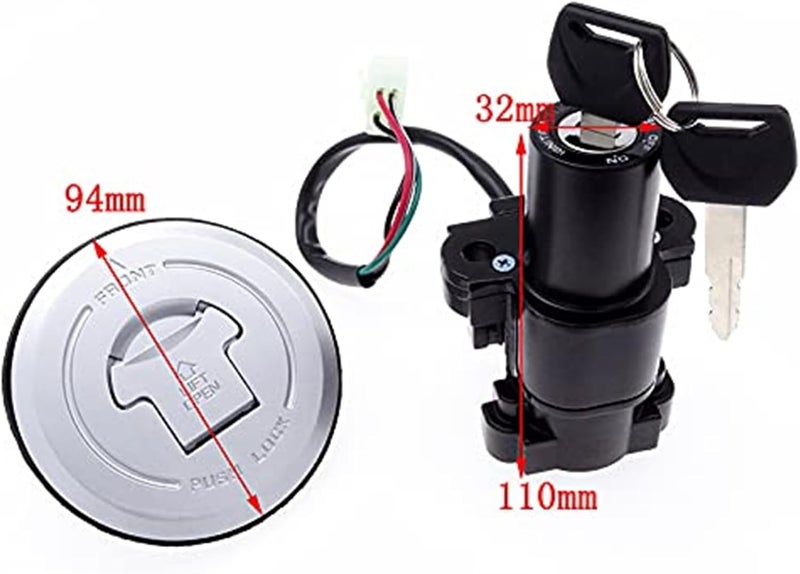 Wivplex Ignition Switch Set for CBR 600RR (2003-2006) - Image 3