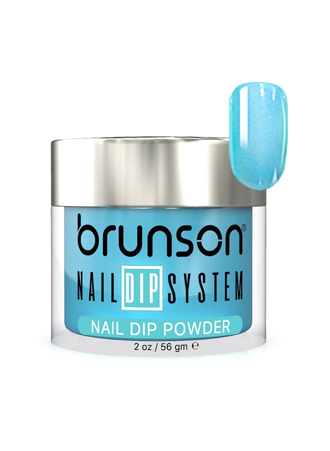 brunson Nail Dip Powder Dip And Buff System Color 56gm, French Nail Art Starter Manicure Salon DIY At Home Odor Free And Long Lasting No Needed Nail Lamp Curing BDK083