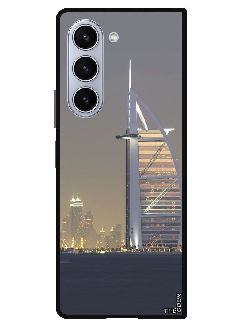 Theodor Protective Case Anti Scratch Shock Proof Bumper Cover For Samsung Galaxy Z Fold 6 Burl Al Arab 1 - Image 1