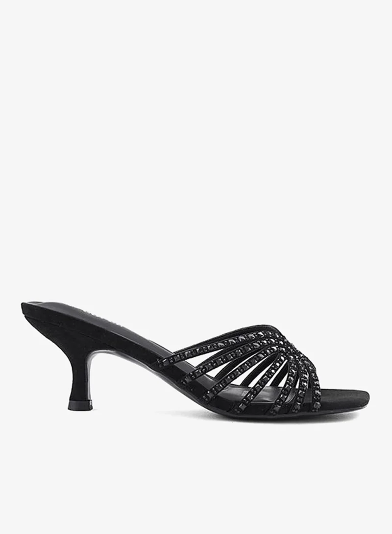 كابلي صنادل نسائية مسطحة منزلقة