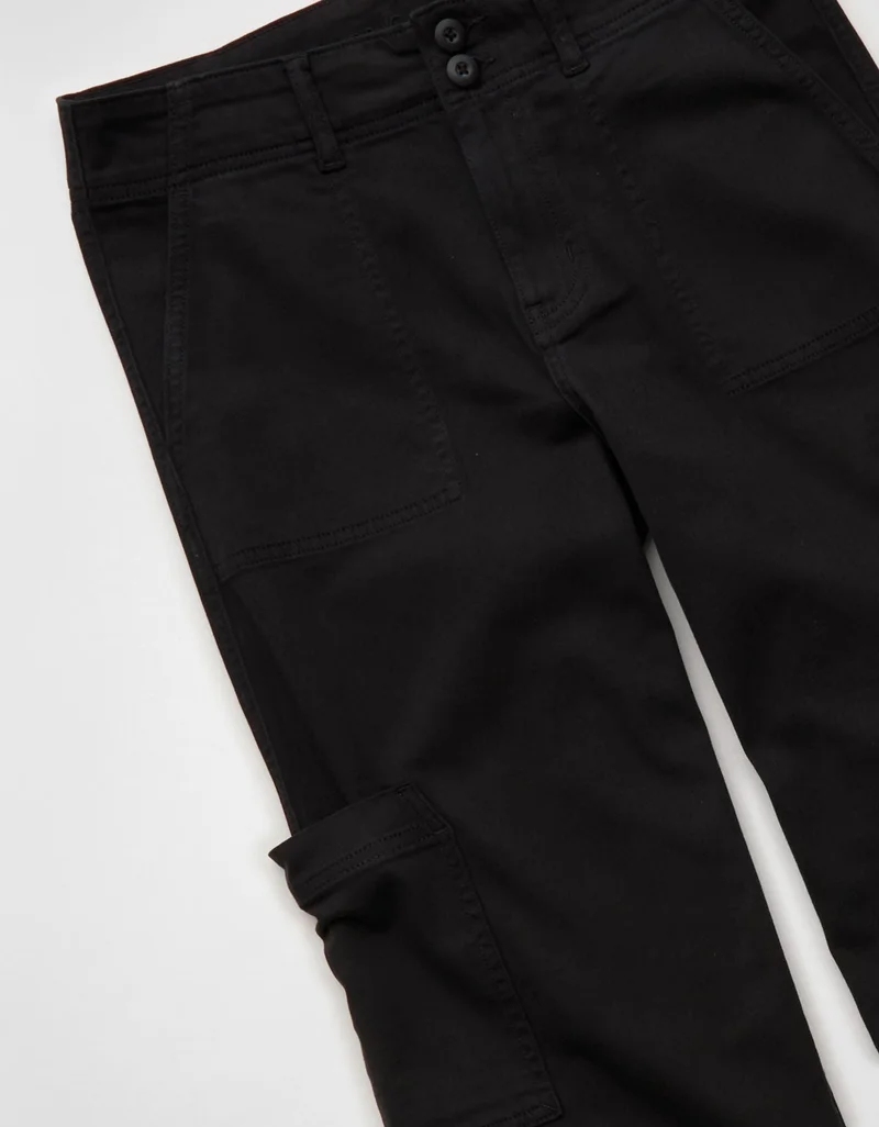 American Eagle  AE Stretch Super High-Waisted Wide-Leg Cargo Pant for Women | Best Price UAE