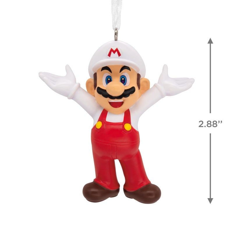 Hallmark Nintendo Super Mario Fire Mario Christmas Ornament - Image 4