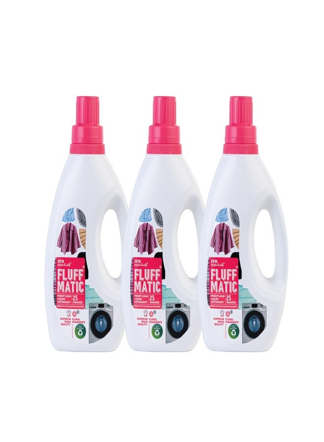IFB essentials Fluff Matic Front Load Liquid Detergent- 880 ml (Pack of 3) - Image 1