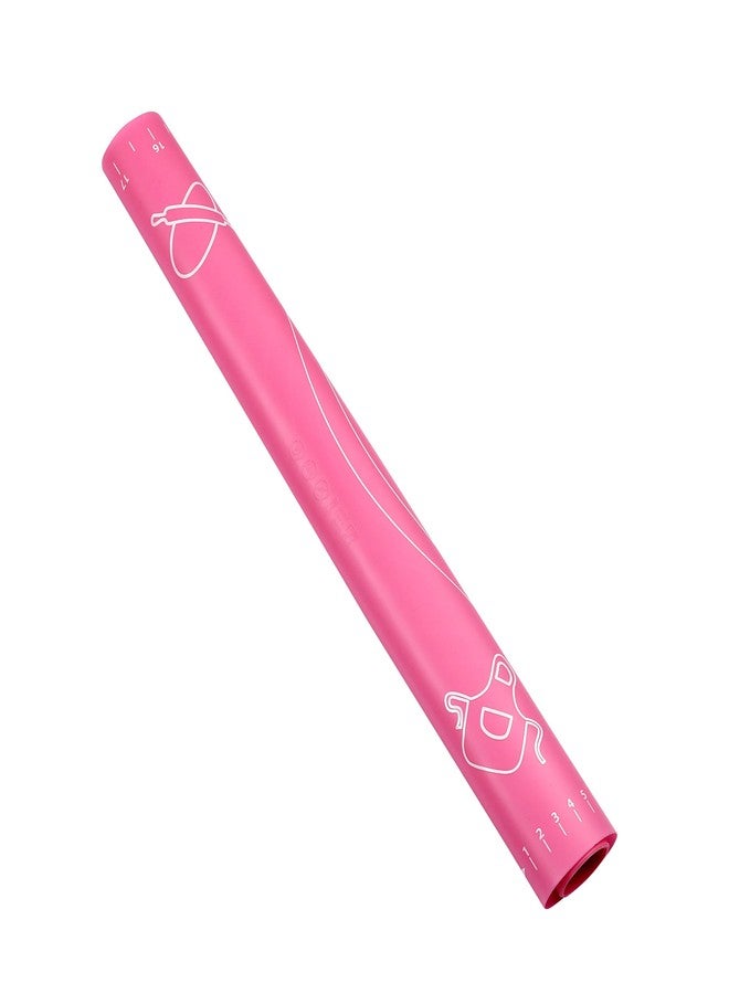 Cutting EDGE Baking Mat - Non Stick & Stretchable Ideal for Baking, Chapati Atta Kneading, Pastry, Thick and Large Rolling Mat with Measurments Pink, Pack of 1 (50 X 40 Cm) - Image 5