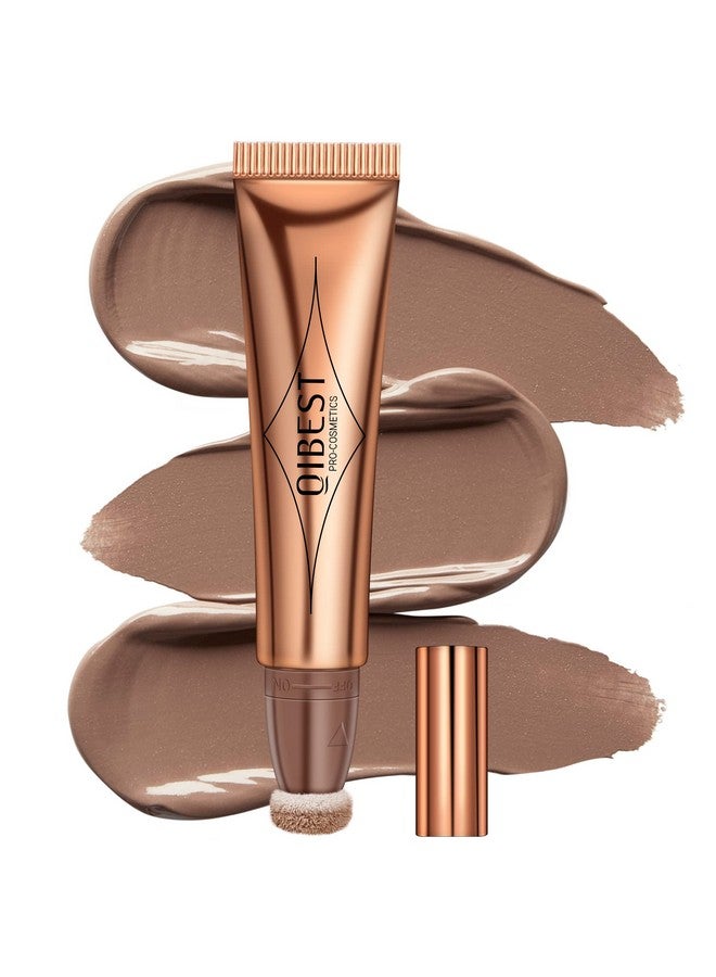 Mysense Mysense Liquid Contour Beauty Wand,Gel Cream Bronzer Stick,Blendable Matte Finish Shades Pencil,Long Lasting Smooth Moisturize Gliding Face Makeup,With A Sponge Tip,#01  - Image 1
