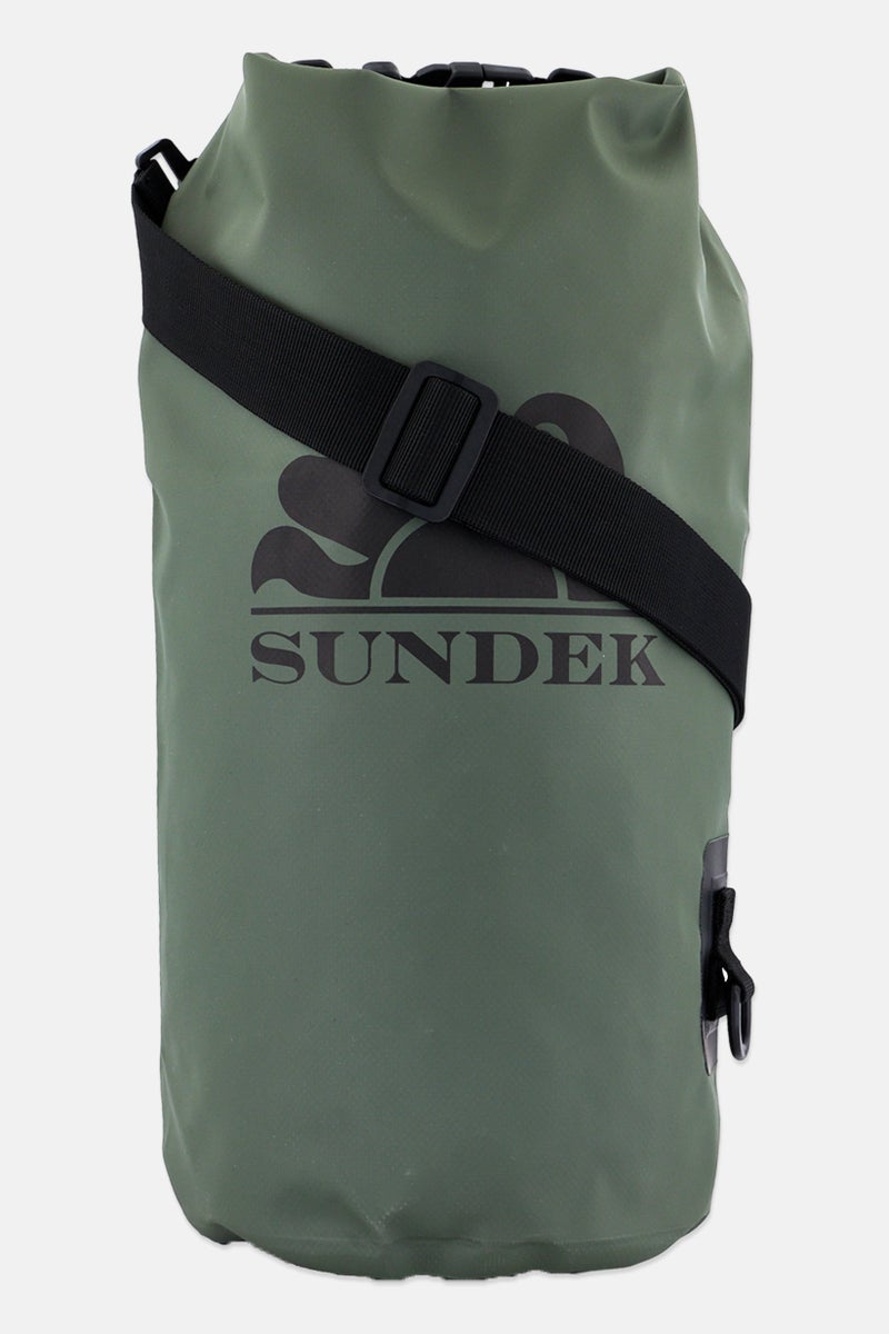 Sundek Men Brand Logo Tube Bag, Olive - Image 2