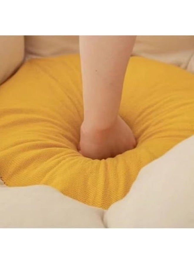 Zayn comforts Cozy Flower Single Sofa  Simple and Stylish Lounge Chair for Bedroom & Living Room (Grey) - Image 4