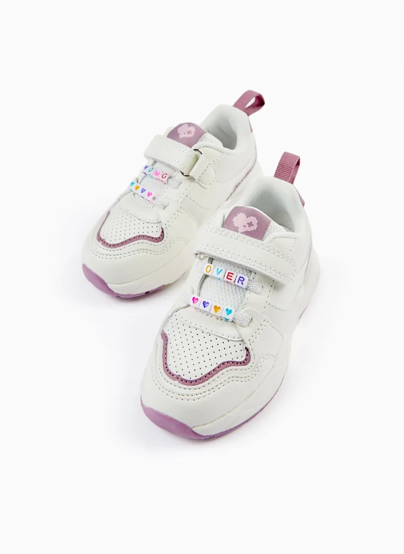Zippy Trainers for Baby Girls 'OMG ZY Superlight Runner', White/Lilac