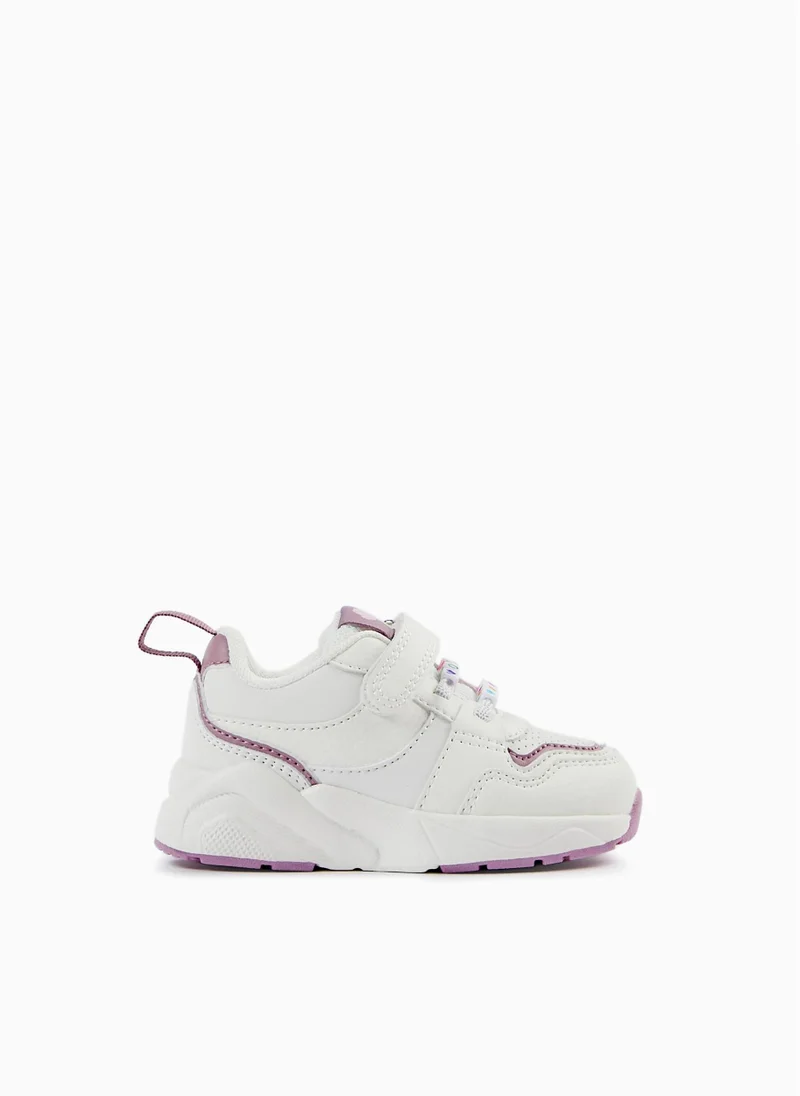 Zippy Trainers for Baby Girls 'OMG ZY Superlight Runner', White/Lilac